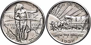 Coins USA 1 / 2 Dollar, 1938, D, Oregon ... 