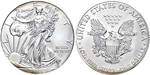Coins USA Dollar, 2014, Silver eagle, in ... 