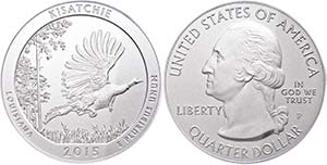 Coins USA 5 Ounce silver, 2015, P, ... 
