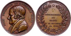 Medaillen Ausland vor 1900 Brasilien, Pedro ... 