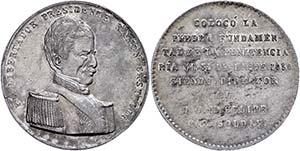 Medaillen Ausland vor 1900 Peru, Ramon ... 