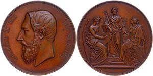 Medallions Foreign before 1900 Belgium, ... 