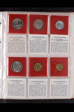 Overseas World, collection from mixed silver ... 