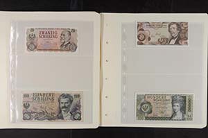 Banknotes of Europe Austria, ... 