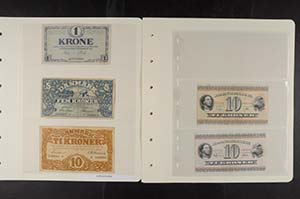 Banknoten Europa Dänemark, Faroer Inseln ... 