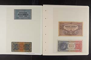Banknoten Europa Tschechoslowakei und ... 