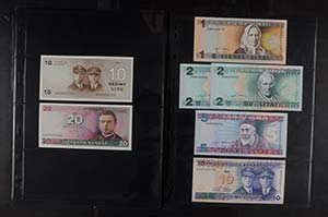 Banknoten Europa Litauen, ... 
