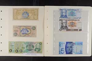 Banknoten Europa Schottland, 1941-2007, ... 