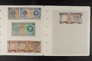 Banknoten Europa Zypern, 1975-2004, Sammlung ... 