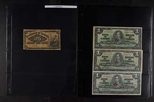 Banknotes of North and South America Canada, ... 