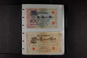 Sammlungen Papiergeld 1898-1944, Sammlung ... 