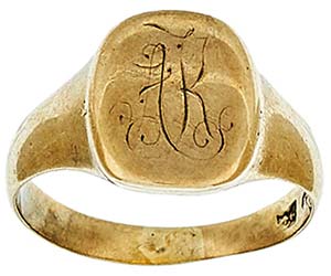 Rings without Gems Daintier lady's seal ... 