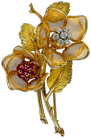 Gemmed Brooches High-value and extraordinary ... 