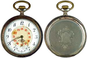 Fob watches 1801-1900 Man pocket watch with ... 