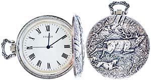 Fob Watches from 1901 on Decorative man ... 