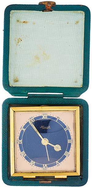 Taschenuhren ab 1901 Reiseuhr der Firma ... 