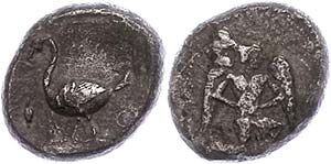 Cilicia Mallos, silver stater (9, 86 g), ... 
