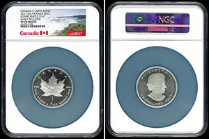 Canada 10 Dollars, 2017, Iconic Maple Leaf, ... 