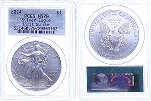 Coins USA 1 Dollar, 2014, W, Silver eagle, ... 