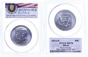 Coins USA 1 / 2 Dollar, 2014, D, Kennedy, in ... 