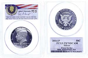 Coins USA 1 / 2 Dollar, 2014, P, Kennedy, in ... 