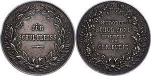 Medallions Germany before 1900 Schleswig ... 