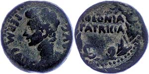 Coins from the Roman Provinces Spain, bronze ... 