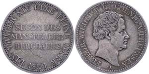 Prussia Thaler, 1829, Friedrich Wilhelm ... 