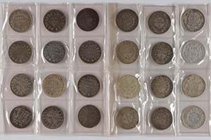 Europe BENELUX, collection from 70 silver ... 