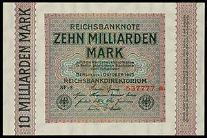 Deutsche Reichsbanknoten 1874-1945 Weimarer ... 