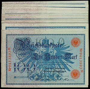 Sammlungen Papiergeld Deutsches Kaiserreich ... 
