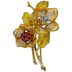 Gemmed Brooches High-value and extraordinary ... 
