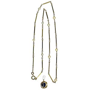 Necklaces Dainty women necklace with nine ... 