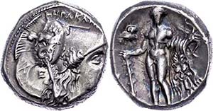 Lucania Herakleia, stater (7, 97 g), ... 