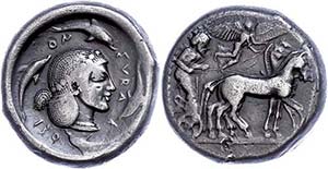 Sizilien Syrakus, Tetradrachme (16,97g), ca. ... 