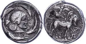 Sizilien Syrakus, Tetradrachme (17,08g), ca. ... 