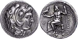 Makedonien Tetradrachme (17,18g), 325-323 v. ... 