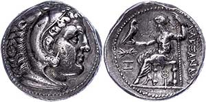 Makedonien Tetradrachme (17,18g), 294-290 v. ... 