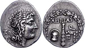 Makedonien Aesillas, Quaestor., Tetradrachme ... 