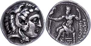 Makedonien Tetradrachme (16,89g), 323-317 v. ... 