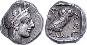 Attika Athen, Tetradrachme (16,65g), ca. 440 ... 