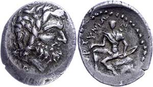 Crete Gortyna, AR drachm (3.124 g) c. 98 / ... 