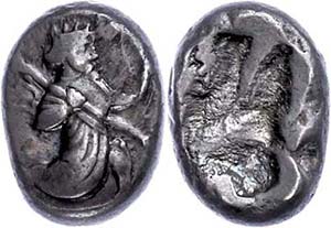 Persia Siglos (5, 53 g), approximate 5th ... 