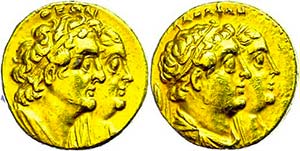 Egypt Tetradrachm (13, 96 g), Gold, 285-246 ... 