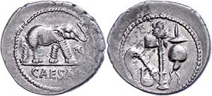 Coins Roman Republic C. Julius caesar, ... 