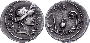 Coins Roman Republic C. Julius caesar, ... 
