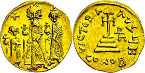 Coins Byzantium Heraclius, 610-641, solidus ... 