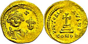 Coins Byzantium Solidus, Heraclius, 610-641, ... 