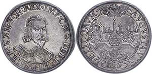 Augsburg Imperial City Thaler, 1639, with ... 