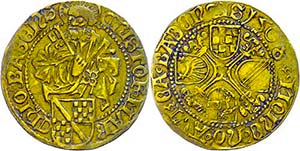 Baden-Baden Margravate Gold guilders, 1508, ... 
